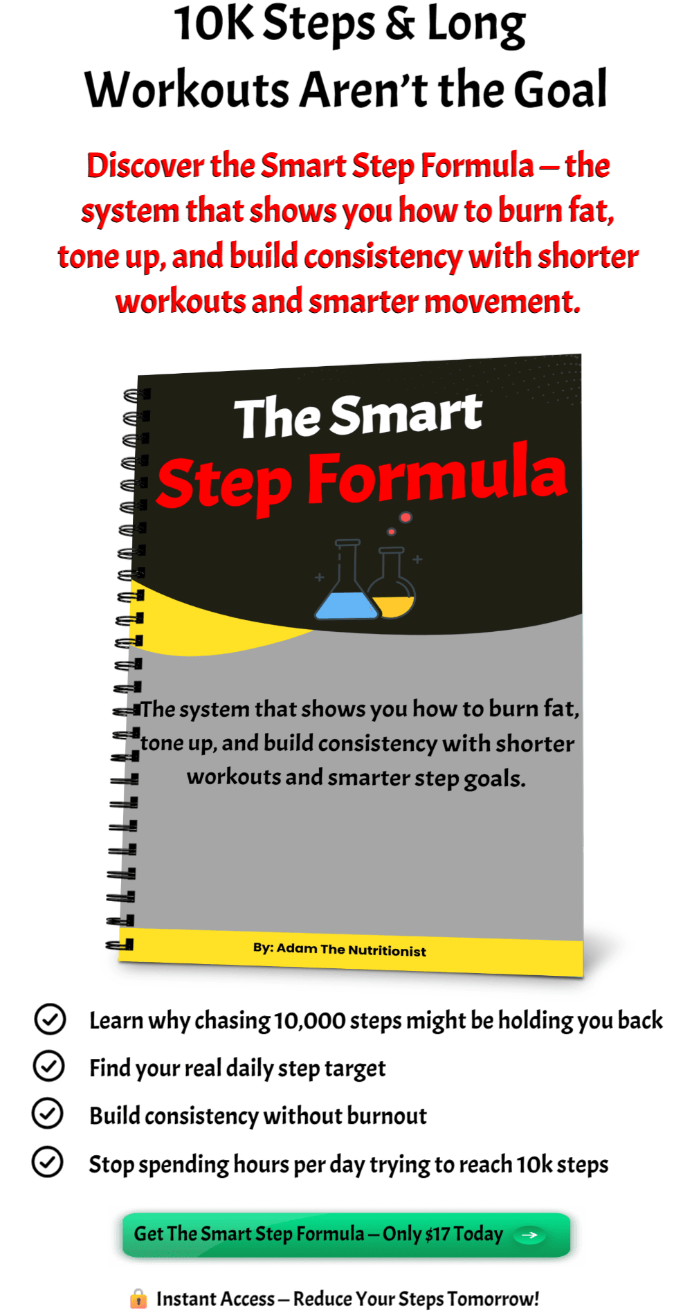 The Anti-Saggy Skin Secret eBook – guide to tighten and tone skin after weight loss by Adam The Nutritionist, Birmingham Alabama.
